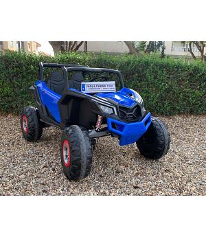 VENTA Coche a batería Buggy XMX UTV-MX 24V - 4 x Motores, Ruedas goma, azul - LE7766